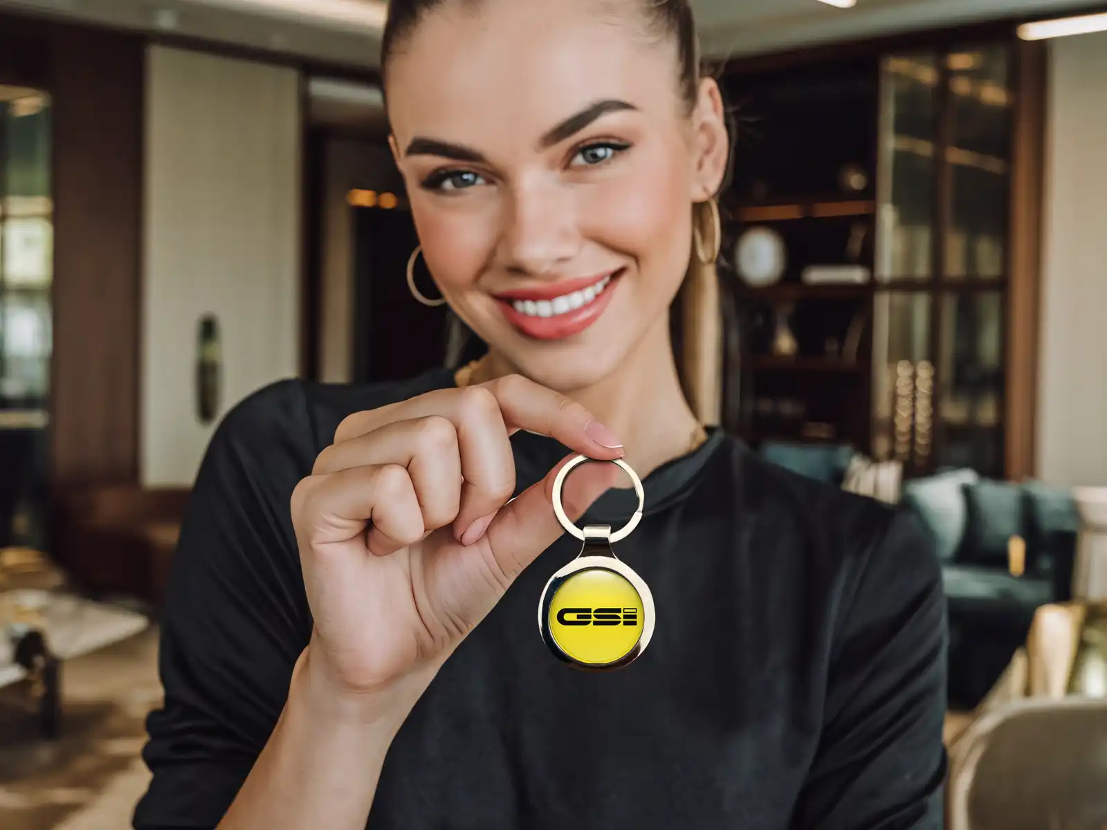 Opel Personalized Key Fob Custom Photo Domed